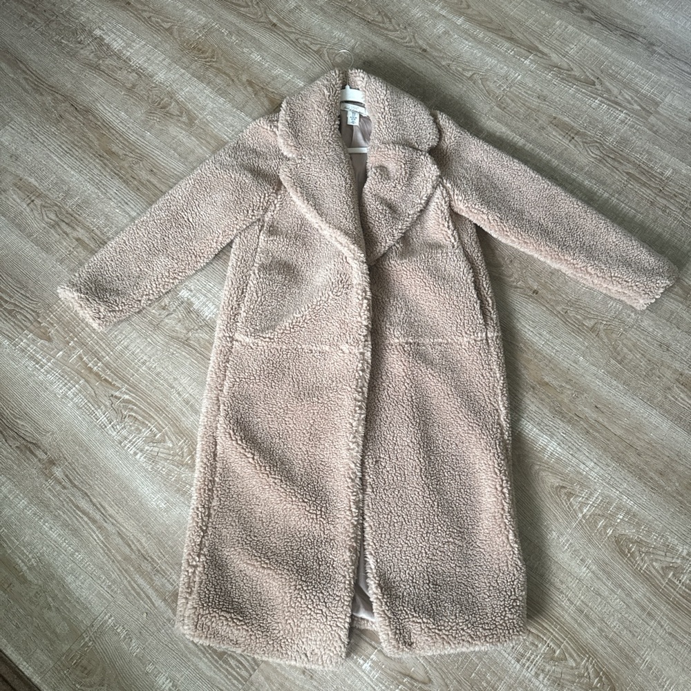 H&M Cream Teddy Jacket